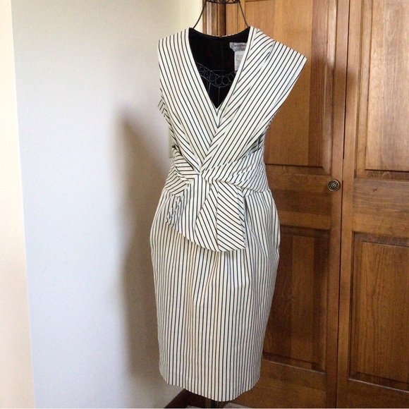 Max Mara Sportmax Drrss, Striped Dress, size 8, pristine - Picture 16 of 16